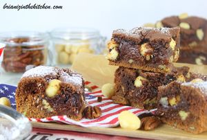Brookie Tout Chocolat Noix de Pécan & Macadamia