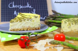 Cheesecake Salé Asperges & Parmesan