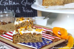 Gâteau Glacé aux Noix de Pécan et à l'Orange