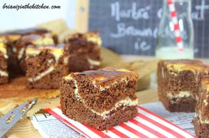 Brownie Marbré comme un Cheesecake