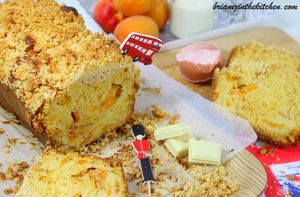 Crumb Cake Abricots Chocolat Blanc