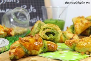 Croissants Apéro Saumon & Pesto d'Epinards