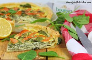Tarte Feuilletée Epinards, Saumon & Boursin