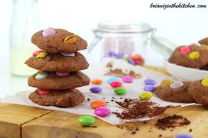Cookies Tout Chocolat aux Smarties