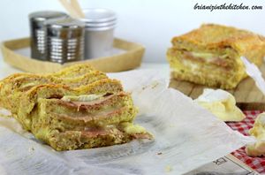Croque-Cake {Made in Normandy} Jambon & Camembert