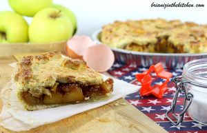 Apple Pie - Tarte aux Pommes à l'Américaine {Bataille Food#38}