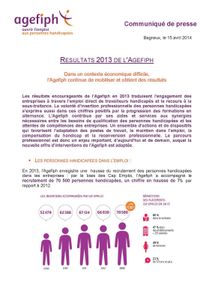 Communiqué de presse de l'Agefiph