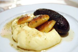 Le boudin noir...