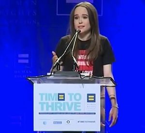 Ellen PAGE, son vibrant coming out
