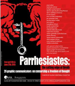 Parriastes: The Cutting Edge of Truth. 26 Graphic Communicators on Censorship and Freedom of Thought