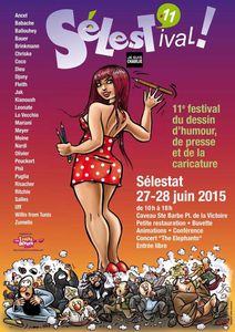 Sélest'ival : Festival du dessin d'humour, de presse et de la caricature, les 27 et 28 juin 2015 à Sélestat (67)