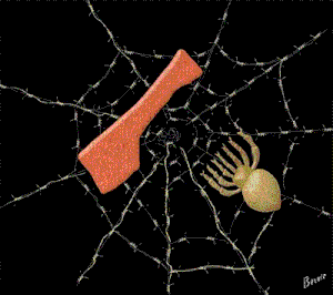 L'araignée antisémite (à propos d'un dessin de Bernard Bouton)