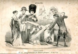 Horace censuré, Le Charivari, 1850