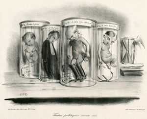 Grandville et la caricature politique, exposition à Nancy