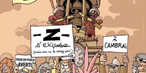 Le cyberdessinateur tunisien "Z" s'expose à la médiathèque de Cambrai (mais vous ne le verrez pas)