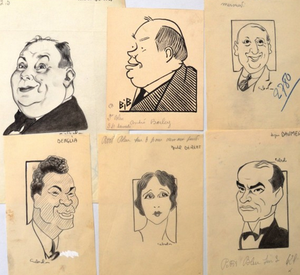 Vente aux enchères : BILS, CABROL et BIB : 3 caricaturistes : une collection de 500 dessins de personnalités des III et IV Républiques