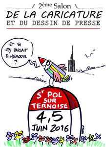 2e salon de la caricature et du dessin de presse de St Pol sur Ternoise (Hauts de France)