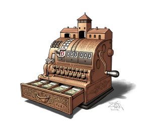 Dessin antisémite/négationniste de Zéon