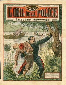 Le journal "L'Oeil de la police" : le fait-divers en demie teinte