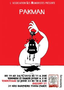 Pakman à la Gallery 21 (Paris)