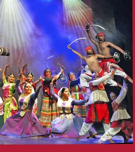Menton: BALLET NATIONAL DE NEW-DELHI (Inde) Indian Revival Group