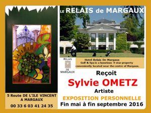 L'ARTISTE SYLVIE OMETZ A' PARIS ET MARGAUX