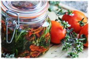 Brick de saumon fumé, fromage frais, tomates séchées