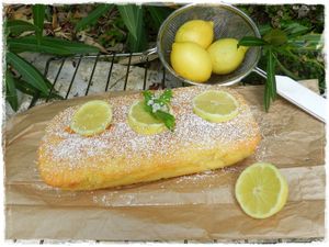 Cake au citron & fleur d'oranger