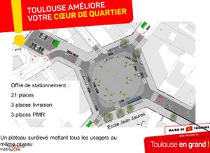 Décision du Maire pour l'aménagement de la place du Busca