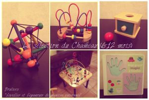 Mes jouets : Le top 3 de Bébé Chameau (6-12 mois)