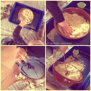 DIY Fabriquons… du sable de lune (ou pâte de nuages) // Moon sand (cloud dough)