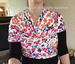 écharpe en mode T-Shirt