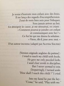 Developper le lien parent-enfant par le jeu, le dernier livre d'Aletha Solter