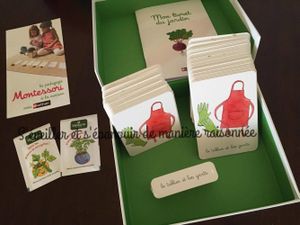 Mon coffret Montessori du jardin, une nouveauté d'avril chez Nathan
