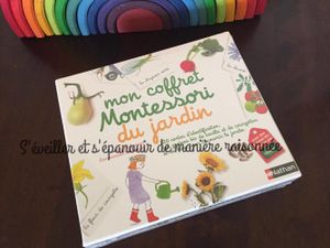 Mon coffret Montessori du jardin, une nouveauté d'avril chez Nathan