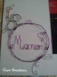 Plaque de porte - Manon