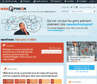 Communauté Européenne: Sondage nano et un concours pour les écoles