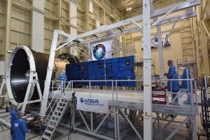 Préparation du module de service pour les tests sur les panneaux solaires