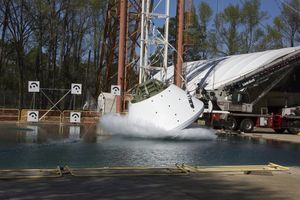 Nouveaux tests d'impact dans l'eau pour Orion