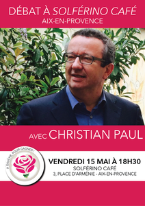 Congrès du PS : Christian Paul à Aix le 15 mai