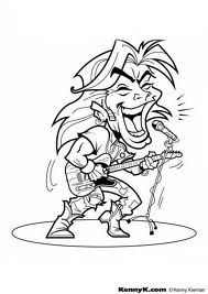 le rocker , une guitare un micro et une voix