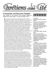 Chrétiens dans la Cité n°324