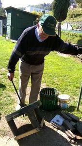 La cuvée du "vin des jardins"