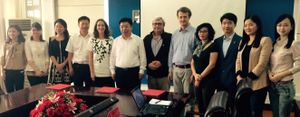 Signature de l'accord tripartite Université Donghu, ISal-Modart & AF de Wuhan