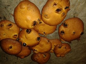 Biscuits aux raisins