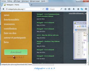 Notepad++: Téléchargement