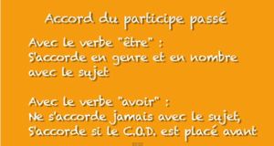 Accord du participe passé