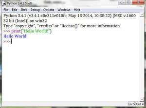 Python: Atelier2 - Hello World !