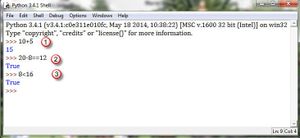 Python: Atelier 2 - consle interactive