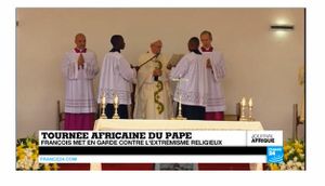 Le pape François en Afrique